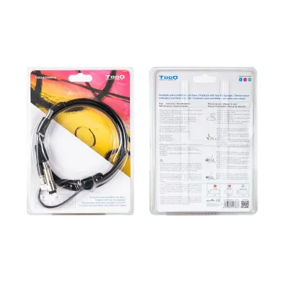 TooQ TQCLKC0045-G Cable de Seguridad Tipo NANO con Llave para TooQ TQCLKC0045-G Cable de Seguridad Tipo NANO con Llave para