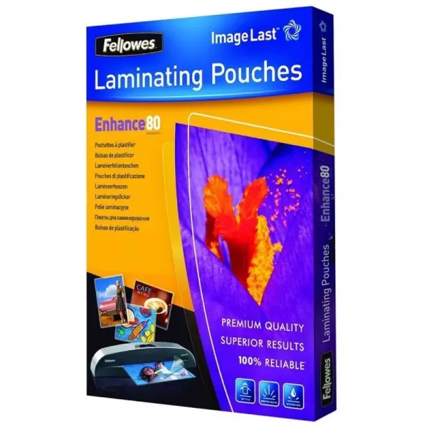 Fellowes Fundas de Plastificar A4 Brillo 100 Unidades
