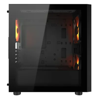Cougar UNIFACE MINI RGB Negra Caja frontal perforado y lateral Cougar UNIFACE MINI RGB Negra Caja frontal perforado y lateral