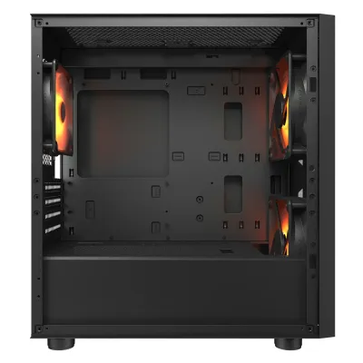 Cougar UNIFACE MINI RGB Negra Caja frontal perforado y lateral Cougar UNIFACE MINI RGB Negra Caja frontal perforado y lateral