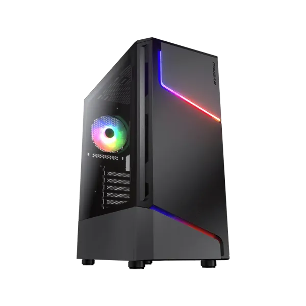 Cougar MX360 RGB Miditower ATX Cristal Templado USB 3.0 Negra