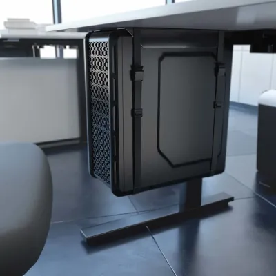 Aisens Soporte para CPU Debajo de Escritorio con Correa Negro Aisens Soporte para CPU Debajo de Escritorio con Correa Negro