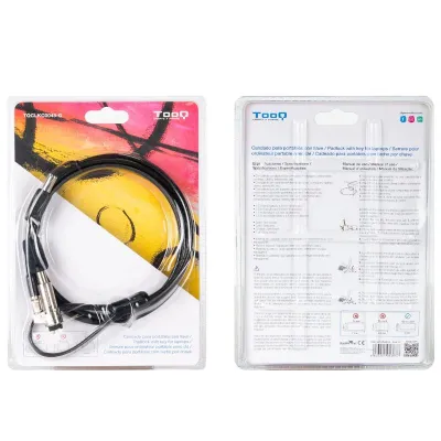 TooQ TQCLKC0045-G Cable de Seguridad Tipo NANO con Llave para TooQ TQCLKC0045-G Cable de Seguridad Tipo NANO con Llave para