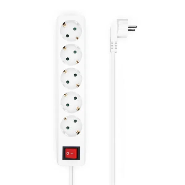 Aisens Regleta con Interruptor 5 Tomas 1.4m Blanca