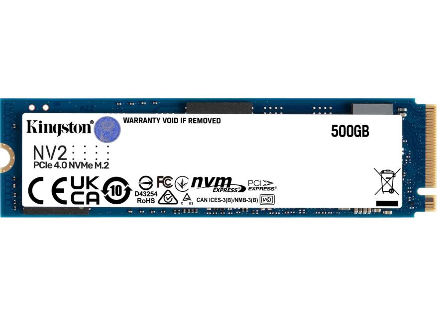 Kingston NV2 NVMe SSD 500GB PCIe 4.0 3500MB/sM.2 2280 | TechLife.es