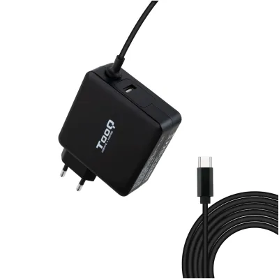 TooQ TQLC-USBC65PD Cargador de Portátil USB-C PD 3.0 65W Negro