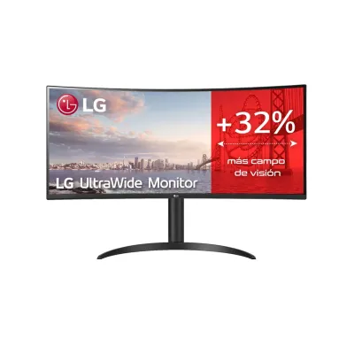 LG 34WP75CP-B 34" LED UWQHD 160Hz FreeSync Premium Curvo USB-C