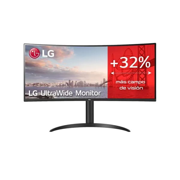 LG 34WP75CP-B 34" LED UWQHD 160Hz FreeSync Premium Curvo USB-C