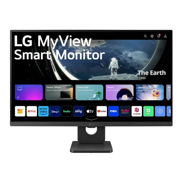 Monitor LG 27SR50F-B Smart Monitor 27" IPS Full HD webOS23, Bluetooth, Altavoces y Mando a Distancia