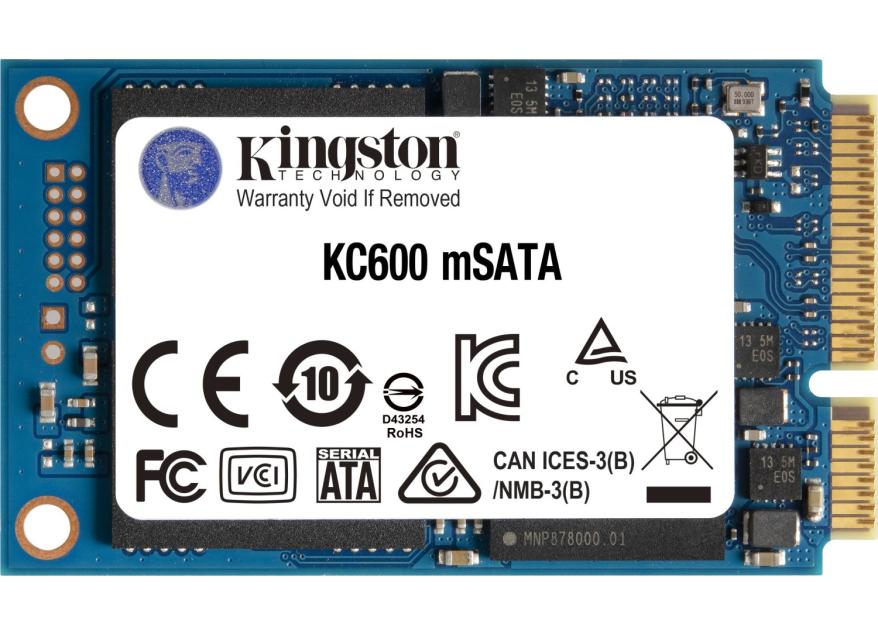 Kingston SSDNow KC600 256GB mSATA 6Gb/s | TechLife.es