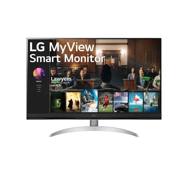 LG Smart Monitor 32SQ700S-W 31.5" LED UltraHD 4K USB-C