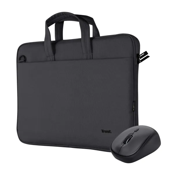 Trust Bologna Pack Ratón Wireless + Maletín hasta 16" Negro