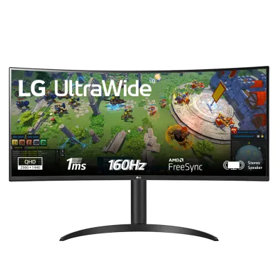 LG 34WP65CP-B 34" LED UWQHD 160Hz FreeSync Premium Curvo