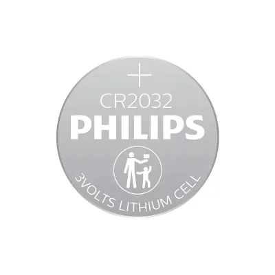 Pack de 5 Pilas de Botón Philips CR2032P5/01B Lithium/ 3V Pack de 5 Pilas de Botón Philips CR2032P5/01B Lithium/ 3V