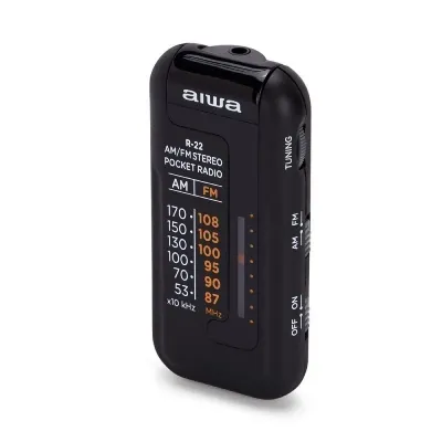 Radio Portátil Aiwa R-22BK/ Negra Radio Portátil Aiwa R-22BK/ Negra