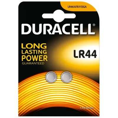 Duracell LR44 2 Pilas de Botón 1.5V Duracell LR44 2 Pilas de Botón 1.5V