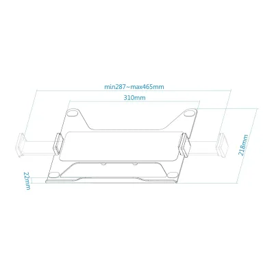 TooQ TQLH1117-B Soporte para Portátil hasta 17.3" TooQ TQLH1117-B Soporte para Portátil hasta 17.3"