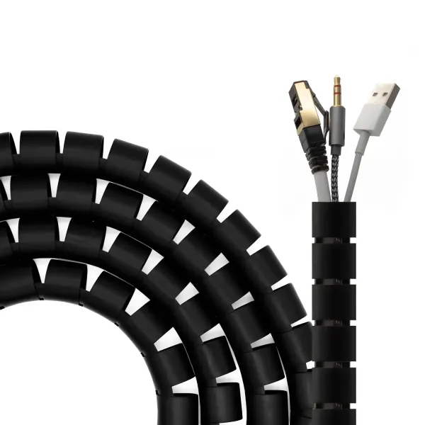 Aisens A151-0605 Organizador de Cables 3m Negro