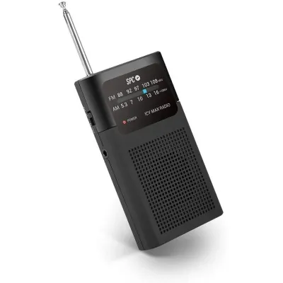 Radio Portátil SPC ICY Max/ Negra Radio Portátil SPC ICY Max/ Negra