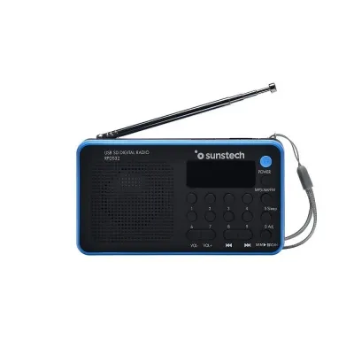 Radio Portátil Sunstech RPDS32BL/ Negra y Azul Radio Portátil Sunstech RPDS32BL/ Negra y Azul