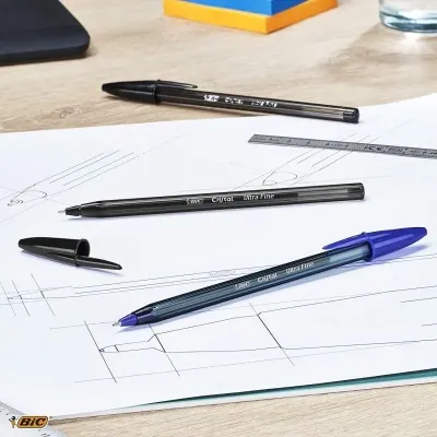 Bic Cristal Exact Ultrafine Caja 20 Bolígrafos Azul Bic Cristal Exact Ultrafine Caja 20 Bolígrafos Azul