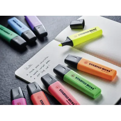 Peana de Marcadores Fluorescentes Stabilo Boss Original/ 15