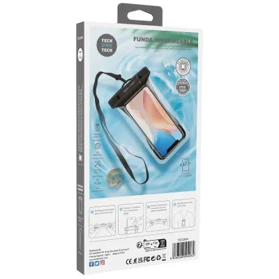 Funda Universal Impermeable para Smartphone Tech One Tech Funda Universal Impermeable para Smartphone Tech One Tech