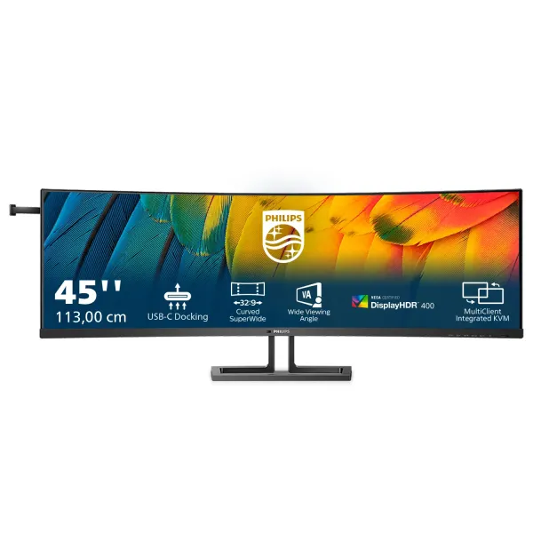 Philips 45B1U6900C 44.5" LED UltraWide Dual QHD 75Hz Curvo USB-C