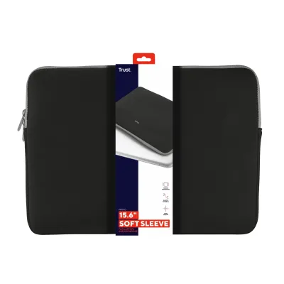 Trust Primo Sleeve Funda Negra para Portátiles de 15.6" Trust Primo Sleeve Funda Negra para Portátiles de 15.6"