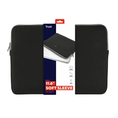 Trust Primo Soft Sleeve Funda Negra para Portátil 11.6" Trust Primo Soft Sleeve Funda Negra para Portátil 11.6"