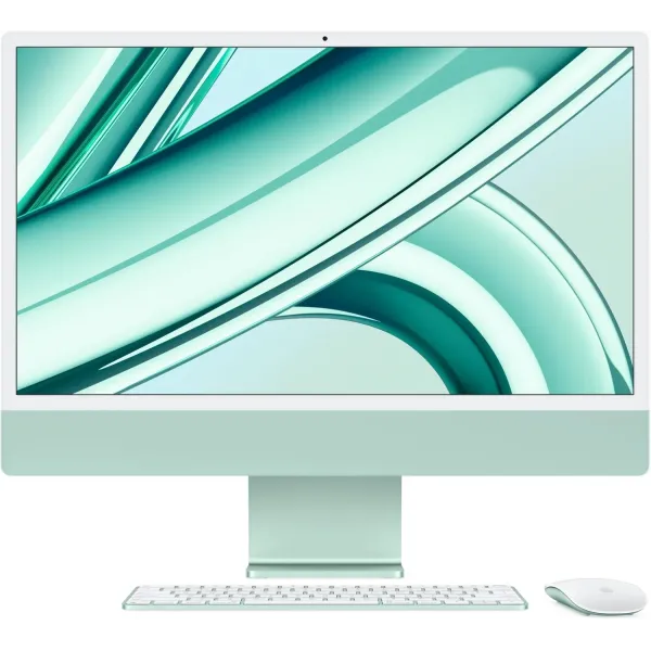 Apple iMac 24' Retina 4,5K 2024 con Apple M3 8-Core CPU 8GB 256GB SSD 10-Core GPU Verde