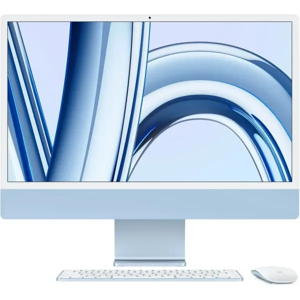 Apple iMac 24' Retina 4,5K 2024 con Apple M3 8x Core 8GB 512GB SSD 10x GPU Azul