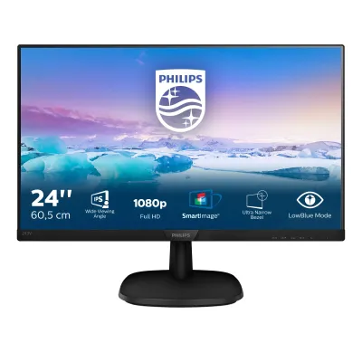 Monitor Philips 243V7QDSB 23.8'/ Full HD/ Negro Monitor Philips 243V7QDSB 23.8'/ Full HD/ Negro