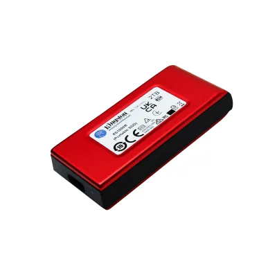 Disco Duro Kingston XS1000 Disco SSD Externo 2TB USB 3.2 Rojo