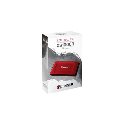 Disco Duro Kingston XS1000 Disco SSD Externo 2TB USB 3.2 Rojo