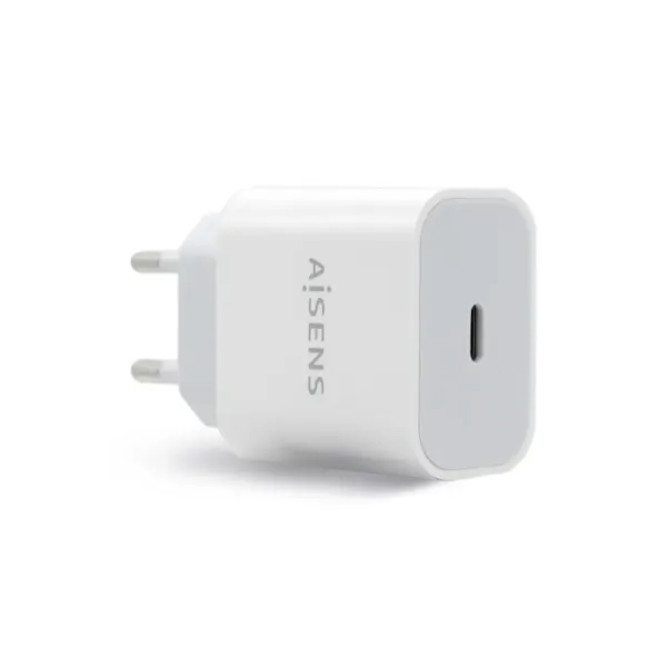 Aisens A110-0537 Cargador de Pared USB-C 20W Blanco 