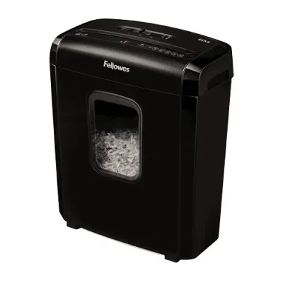 Fellowes Powershred 6M Triturador de Papel Microcorte Negro