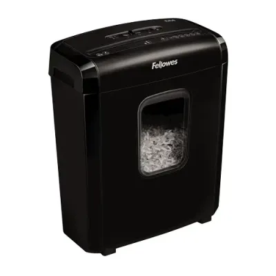 Fellowes Powershred 6M Triturador de Papel Microcorte Negro