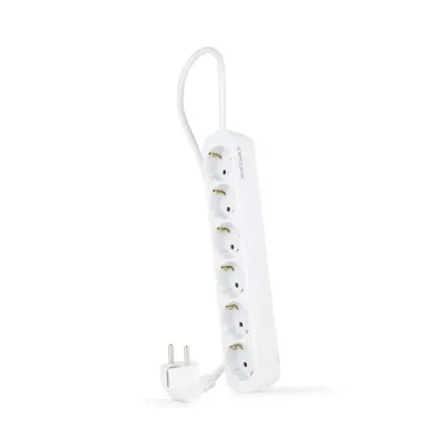 Regleta Nanocable 10.37.0006-NS/ 6 Tomas de Corriente/ Cable Regleta Nanocable 10.37.0006-NS/ 6 Tomas de Corriente/ Cable