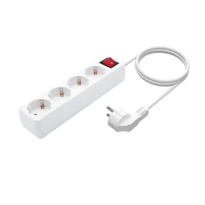 Aisens Regleta con Interruptor 4 Tomas 1.4m Blanca Aisens Regleta con Interruptor 4 Tomas 1.4m Blanca