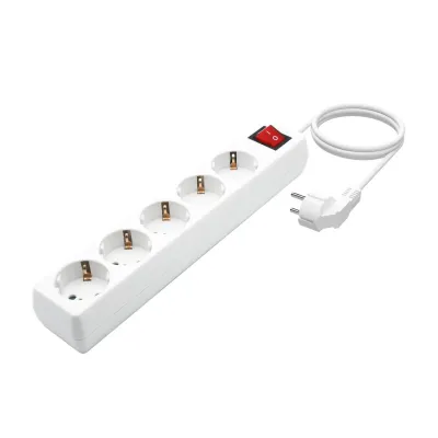 Aisens Regleta con Interruptor 5 Tomas 1.4m Blanca Aisens Regleta con Interruptor 5 Tomas 1.4m Blanca