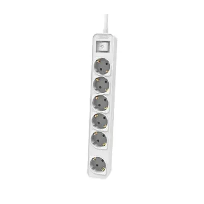 Philips CHP2164W/62 Regleta con Interruptor de 6 Tomas 1.5m Philips CHP2164W/62 Regleta con Interruptor de 6 Tomas 1.5m