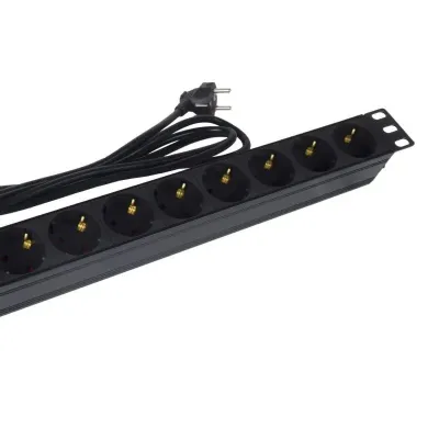 Phasak BNS 1518 Regleta Rack 19U con Protección 8 Tomas Phasak BNS 1518 Regleta Rack 19U con Protección 8 Tomas