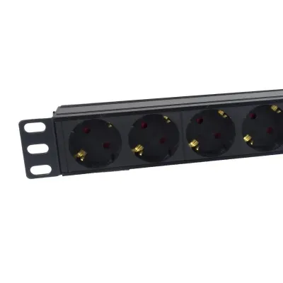 Phasak BNS 1518 Regleta Rack 19U con Protección 8 Tomas Phasak BNS 1518 Regleta Rack 19U con Protección 8 Tomas