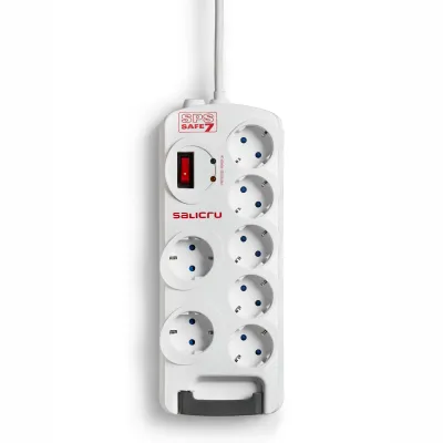 Salicru SPS SAFE 7 Regleta con Protección 7 Tomas Salicru SPS SAFE 7 Regleta con Protección 7 Tomas
