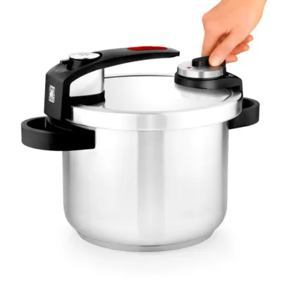 BRA Tekna Olla a Presión Acero 18/10 de 6L Apta Inducción BRA Tekna Olla a Presión Acero 18/10 de 6L Apta Inducción