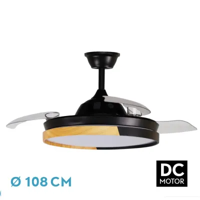 Fabrilamp Ventilador de techo Emperador 72W 3 Aspas + Luz LED Fabrilamp Ventilador de techo Emperador 72W 3 Aspas + Luz LED