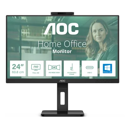 AOC 24P3CW 23.8" LED IPS FullHD 75Hz USB-C Webcam AOC 24P3CW 23.8" LED IPS FullHD 75Hz USB-C Webcam