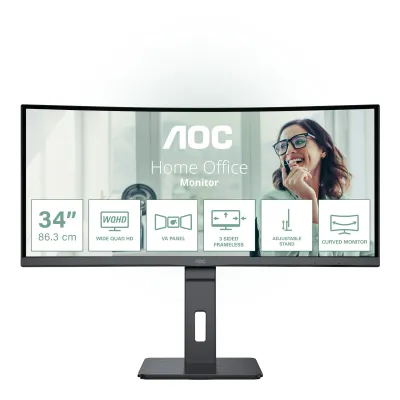Monitor AOC CU34P3CV 34" LED VA UltraWide WQHD 100Hz USB-C