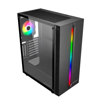 Torre PC UNYKAch Armor Lumina Cristal Templado USB 3.2 Negra